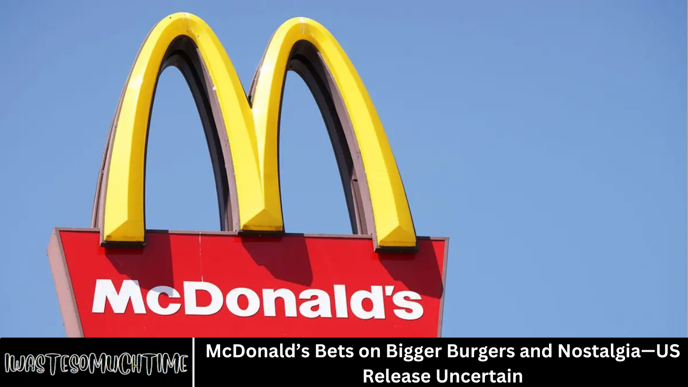 McDonald’s Bets on Bigger Burgers and Nostalgia—US Release Uncertain